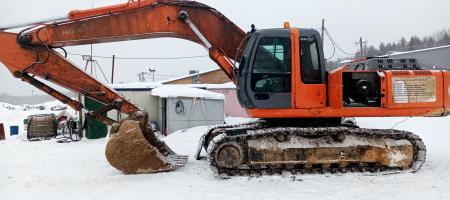 Контроль топлива экскаватора Hitachi